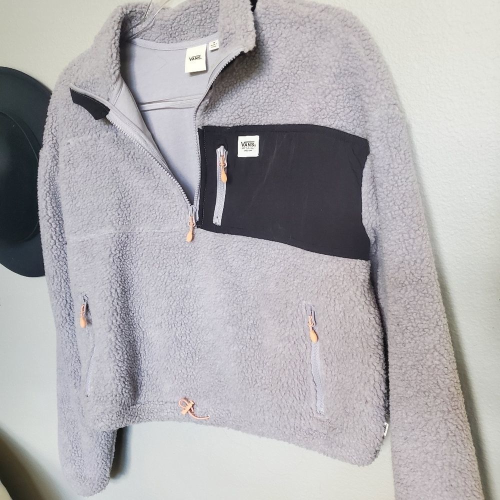 Vans Kirk Polar Fleece Half Zip Sweatshirt - Picture 4 of 6